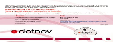 Seminario online “Mantenimiento 4.0”